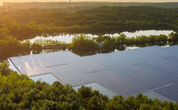 Chaney Leads the Way to Net Zero with Floating Solar Innovation